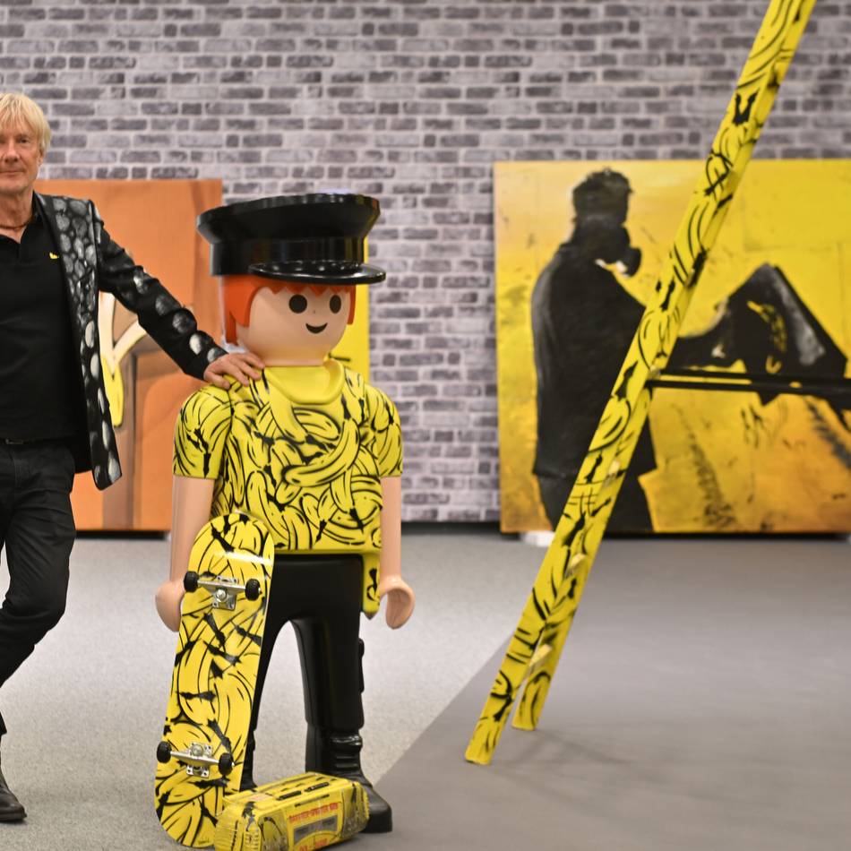 Ausstellungstour am Niederrhein: „Bananensprayer“ kämpft für die „Freiheit der Kunst“