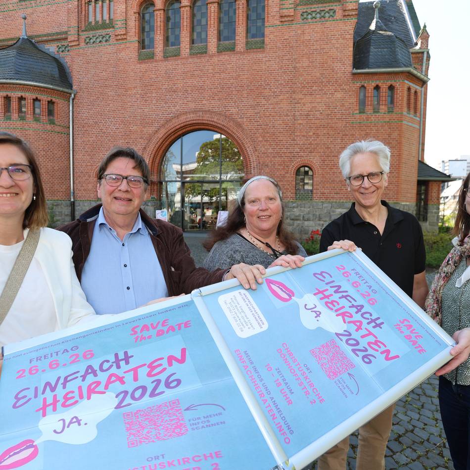 Pop-up-Angebot in Leverkusen: Fünf Pfarrer warten auf spontane Hochzeitspaare