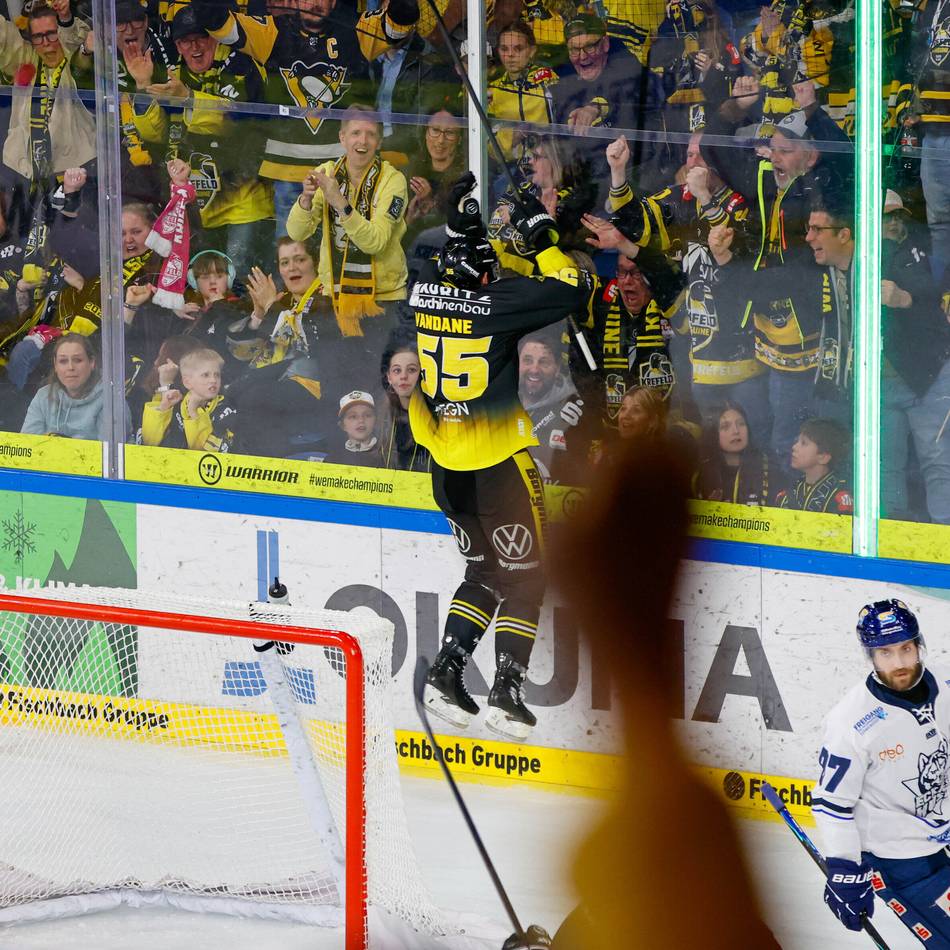 5:3-Sieg über die Huskies: Pinguine gegen Kassel mit einer Hand am Pokal – die Highlights aus Spiel drei