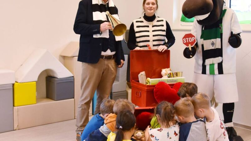 Förderung für Kinder in Mönchengladbach: Borussia spendet 3000 Euro an Kindertagesstätten