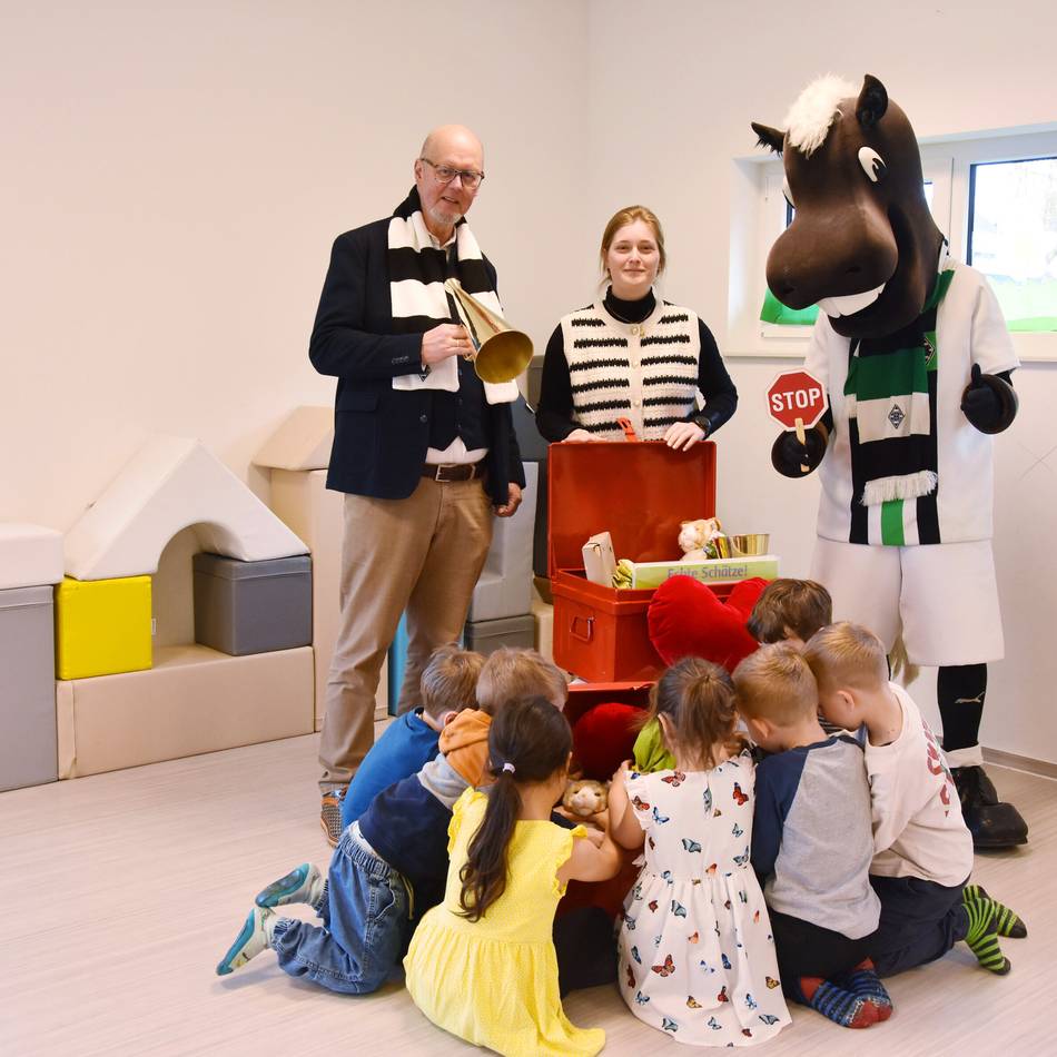 Förderung für Kinder in Mönchengladbach: Borussia spendet 3000 Euro an Kindertagesstätten