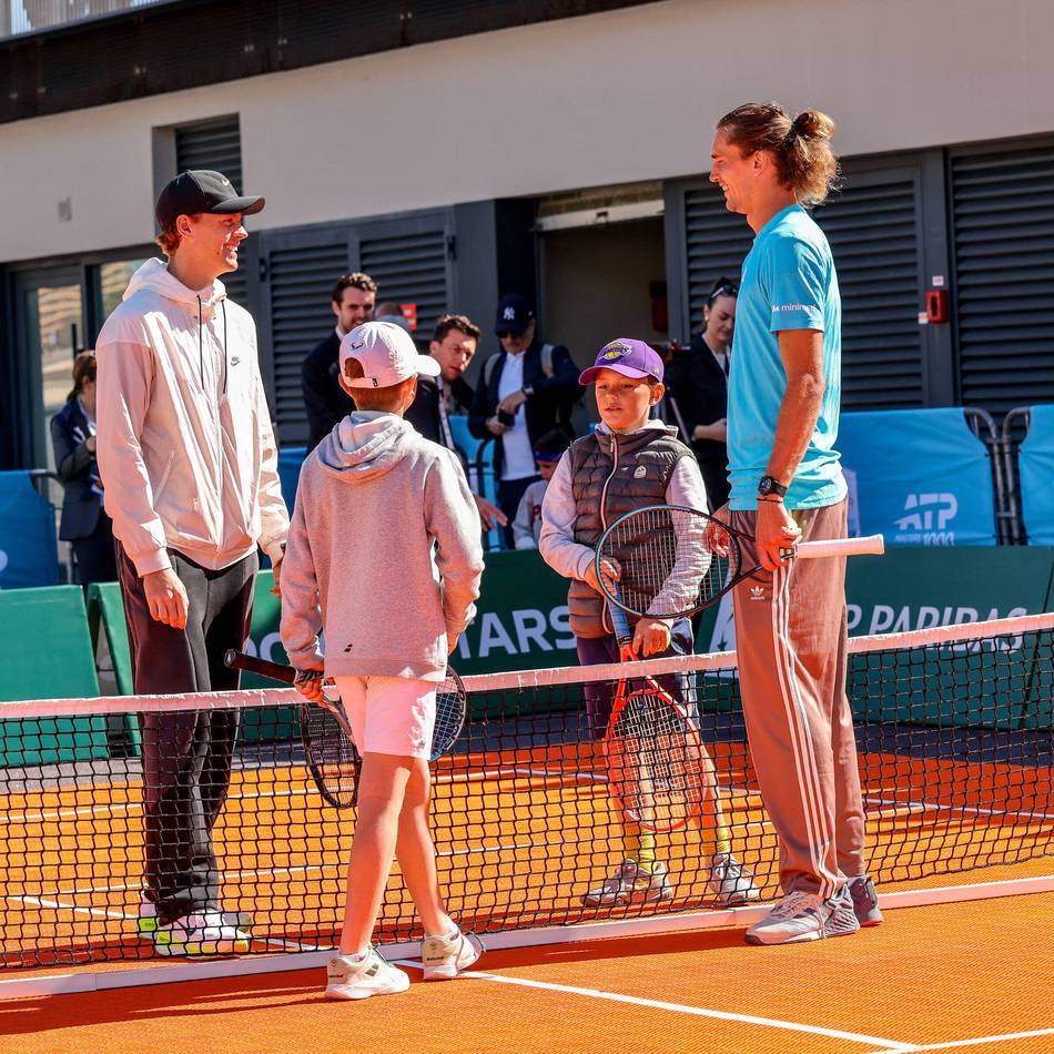 Masters im Fürstentum: Mit dem Elektroroller zum Minitennis mit Sinner und Kindern – Gelöster Zverev genießt Monte-Carlo
