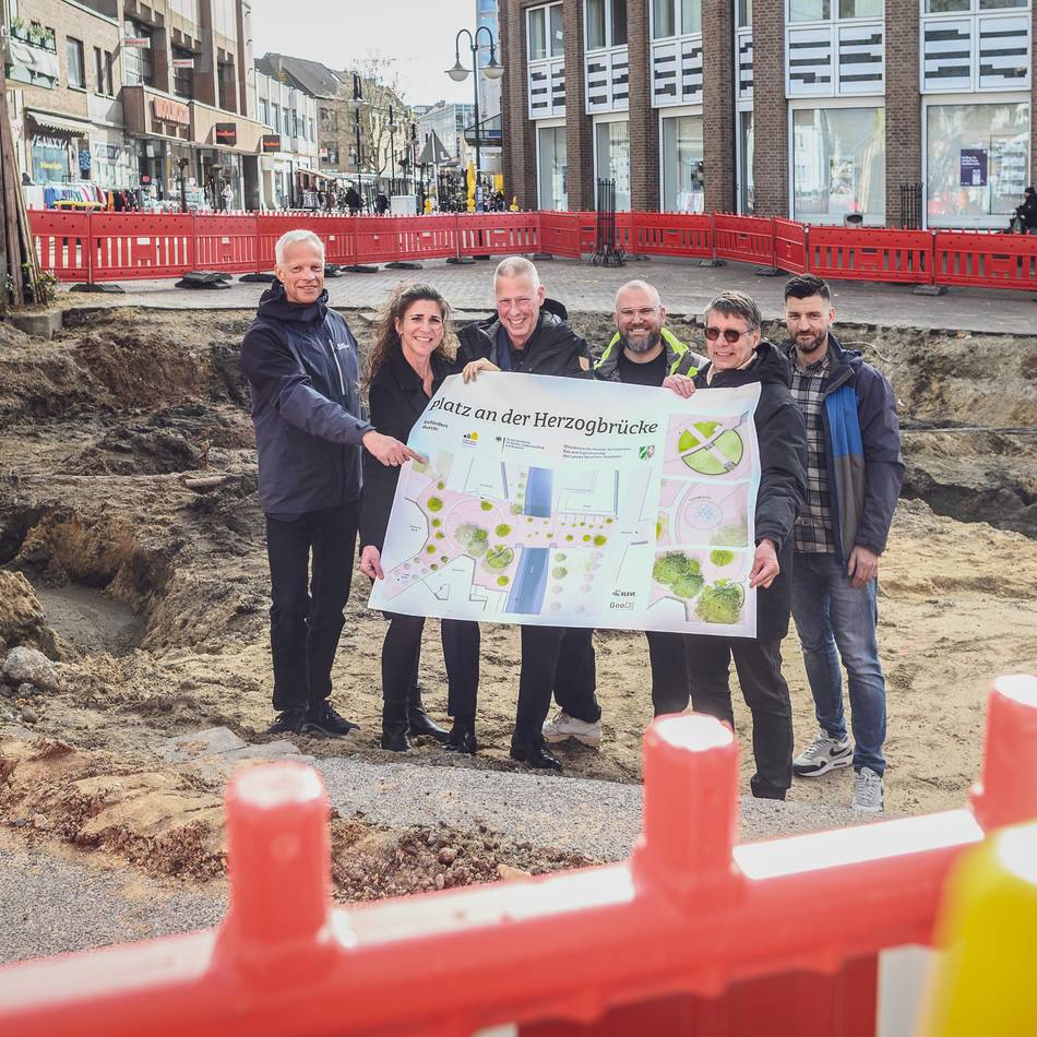 Platz an der Herzogbrücke: Die Klever Innenstadt bekommt ein neues Entrée