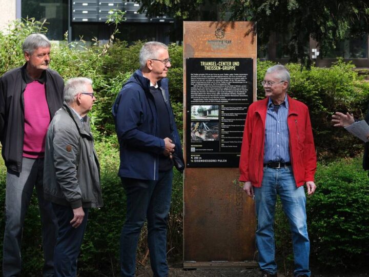 Industriepfad Ratingen: Vier neue Stelen erzählen Industriegeschichte