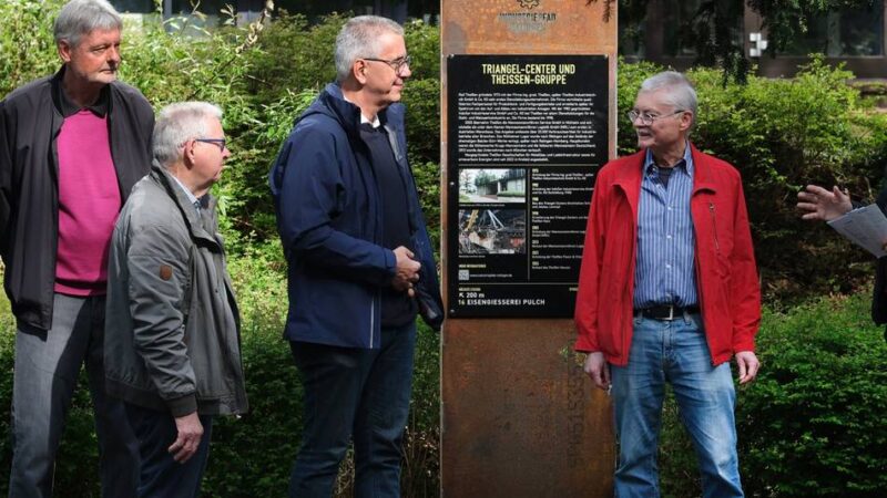 Industriepfad Ratingen: Vier neue Stelen erzählen Industriegeschichte