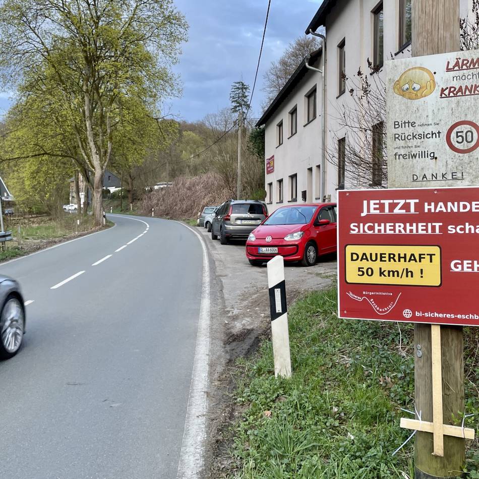 Tempolimit auf der L 408: Warum Tempo 50 im Eschbachtal mehr als Flickwerk sein sollte