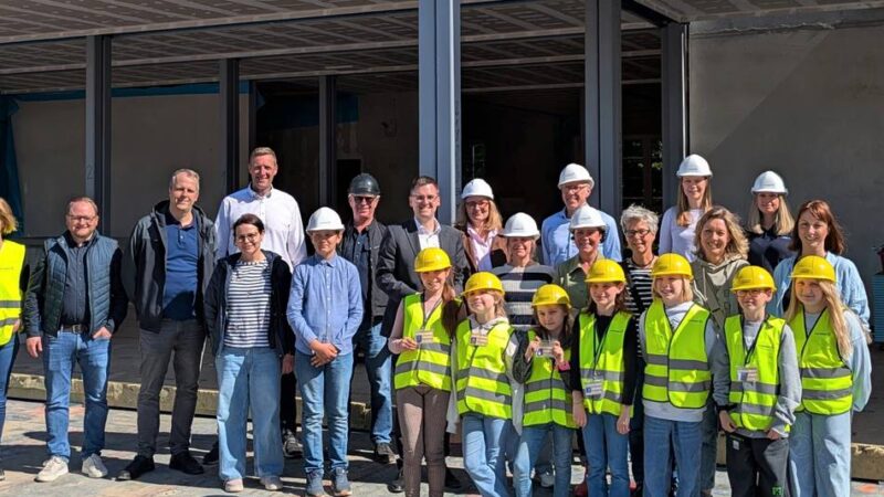 Schulneubau in Lintorf: Modulbauweise lässt in Windeseile Schule entstehen