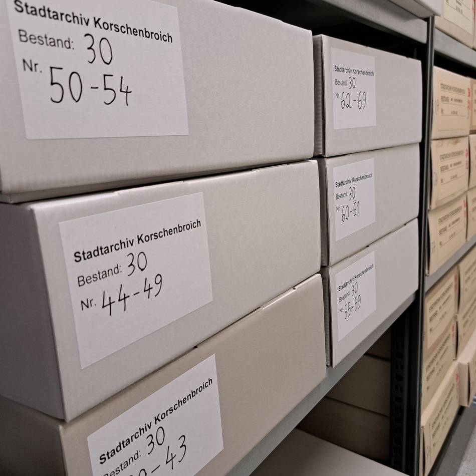 Wirtschaftsförderung in Korschenbroich: Warum das Stadtarchiv ausgelagert werden soll