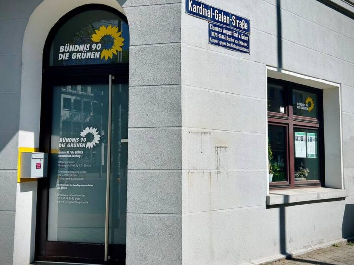 Staatsschutz ermittelt: Rechtsradikale Drohung gegen Duisburger Grüne – auch Jüdische Gemeinde betroffen