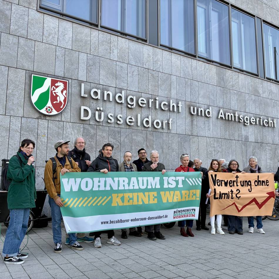 Mietstreit in Düsseldorf-Lörick: Mieter kämpfen gegen Abriss eines Mehrfamilienhauses