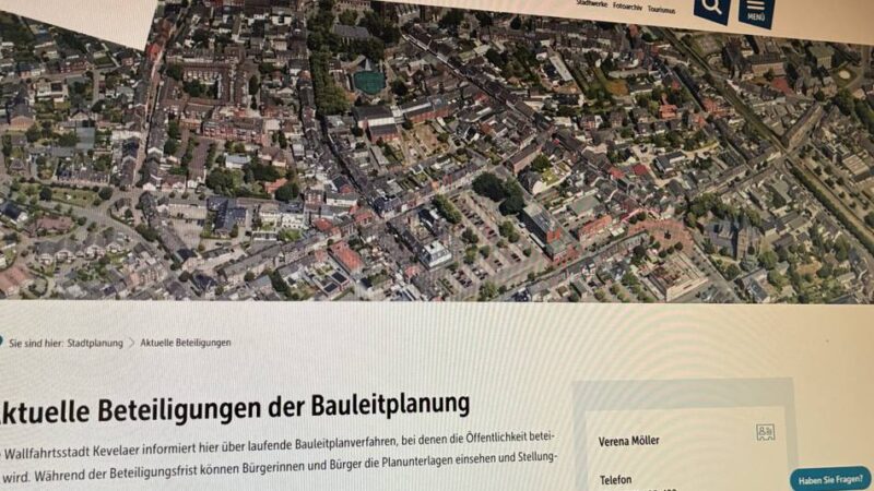 Digitales Angebot der Stadt Kevelaer: Einsprüche zum Bebauungsplan sind jetzt auch online möglich