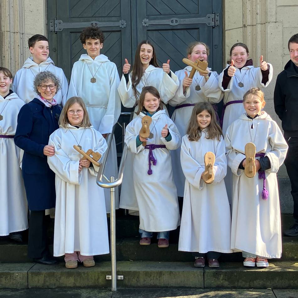 Uralter Osterbrauch in Korschenbroich: Wenn die Glocken schweigen, wird hier noch geklappert