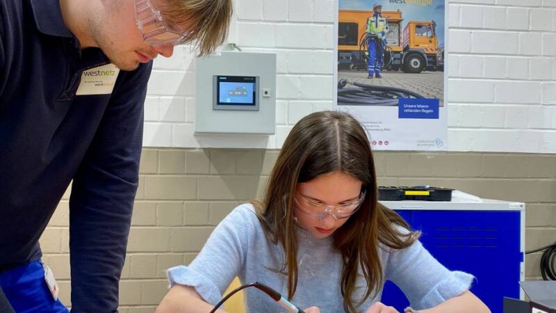 Girls‘ Day bei Westnetz in Neuss: „Ist das Interesse einmal geweckt, sind die meisten Mädchen überragend“