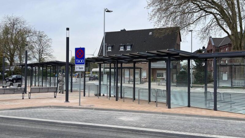 Erste Busse halten am 13. April: Busbahnhof wächst um das Dreifache