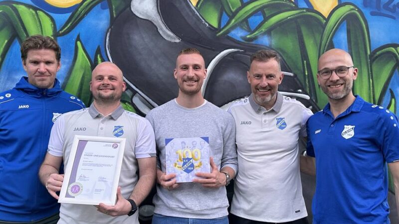 Auszeichnung für Korschenbroicher Verein: SV Glehn erhält „Qualitätssiegel Kinder- und Jugendsport“