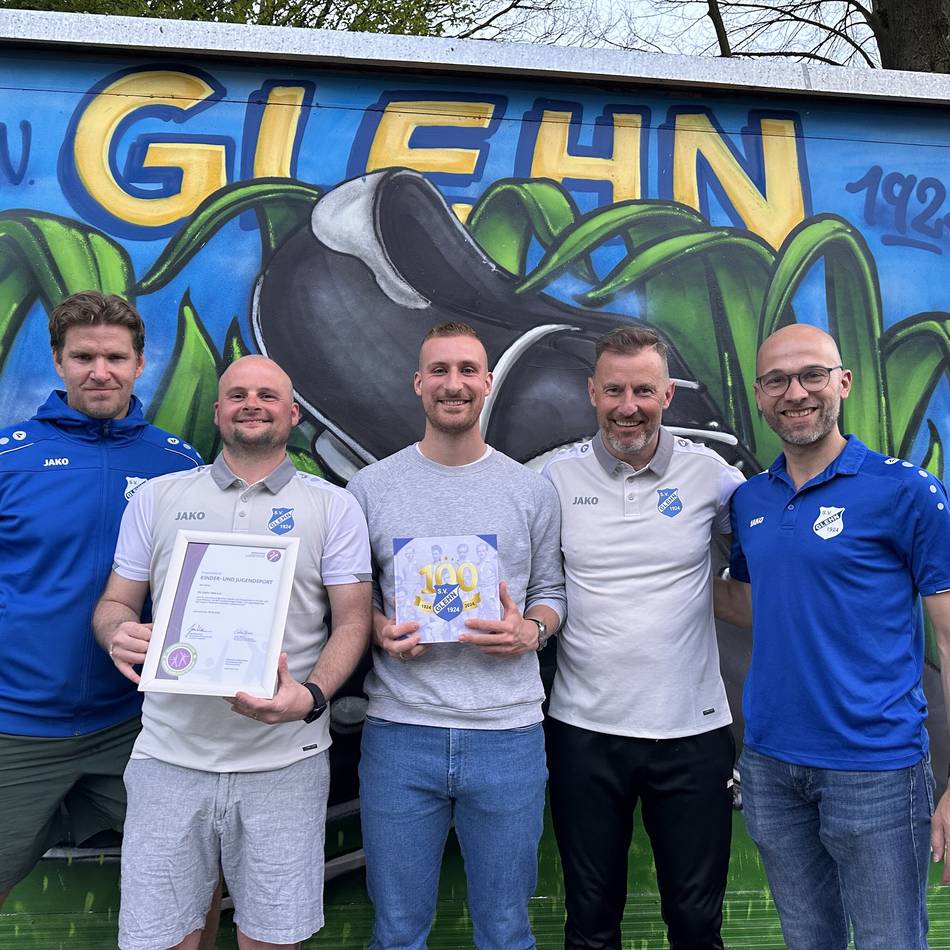 Auszeichnung für Korschenbroicher Verein: SV Glehn erhält „Qualitätssiegel Kinder- und Jugendsport“