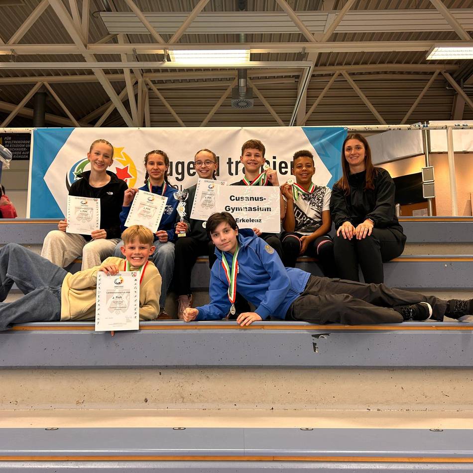 Cusanus-Gymnasium Erkelenz: Knapp am Bundesfinale vorbei – U14-Team wird Vize-Landesmeister