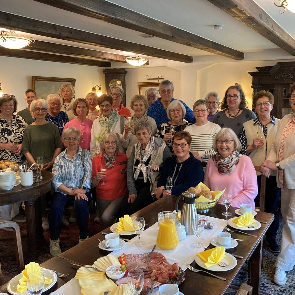 Feier mit gemeinsamem Frühstück: 60 Jahre Frauen-Turngruppe beim SV Union Wetten