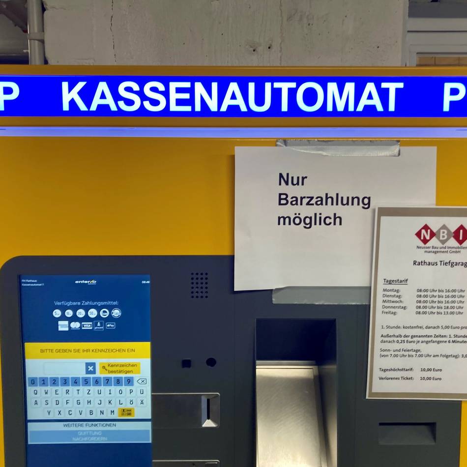 Rathaus-Tiefgarage in Neuss: Das kleinste Parkhaus wird nun zum teuersten