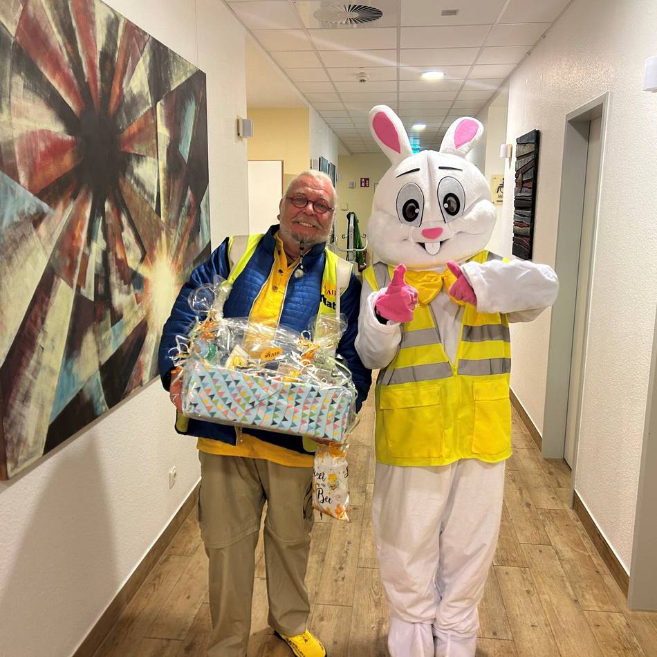 Beefair zu Besuch im Hospiz Erkelenz: „Wir kriegen viel mehr zurück, als wir geben können“