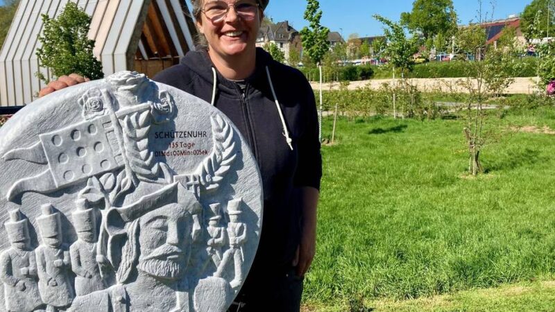 Steinmetz-Wettbewerb zur Landesgartenschau: „Diesen Stein verstehen nur Neusser“