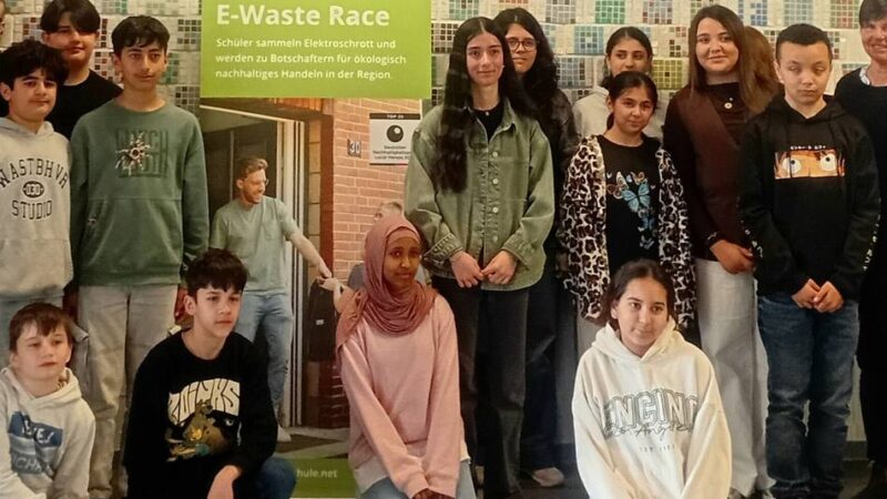 Wettbewerb im Kreis Wesel: Zehn Schulen starten Rennen um Elektroschrott