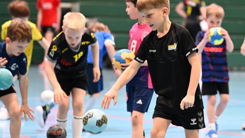 Handball-Camp in Wermelskirchen: LED-Sensoren machen Training zum Wettkampf