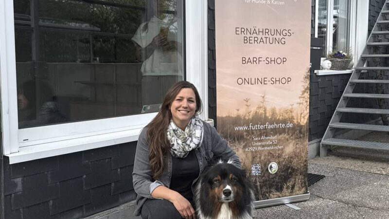 Besonderer Einzelhandel in Wermelskirchen: „Saras Futterfährte“ eröffnet in Tente