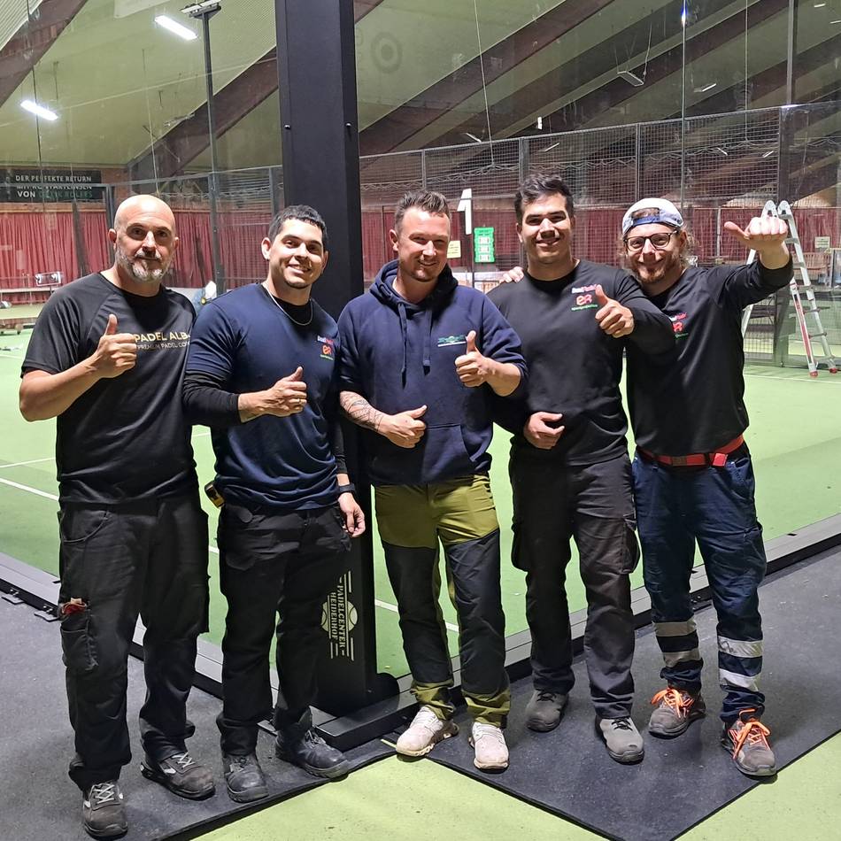 Trendsport hält Einzug im Heiderhof: Spanisches Bauteam bringt Padel-Boom nach Grevenbroich