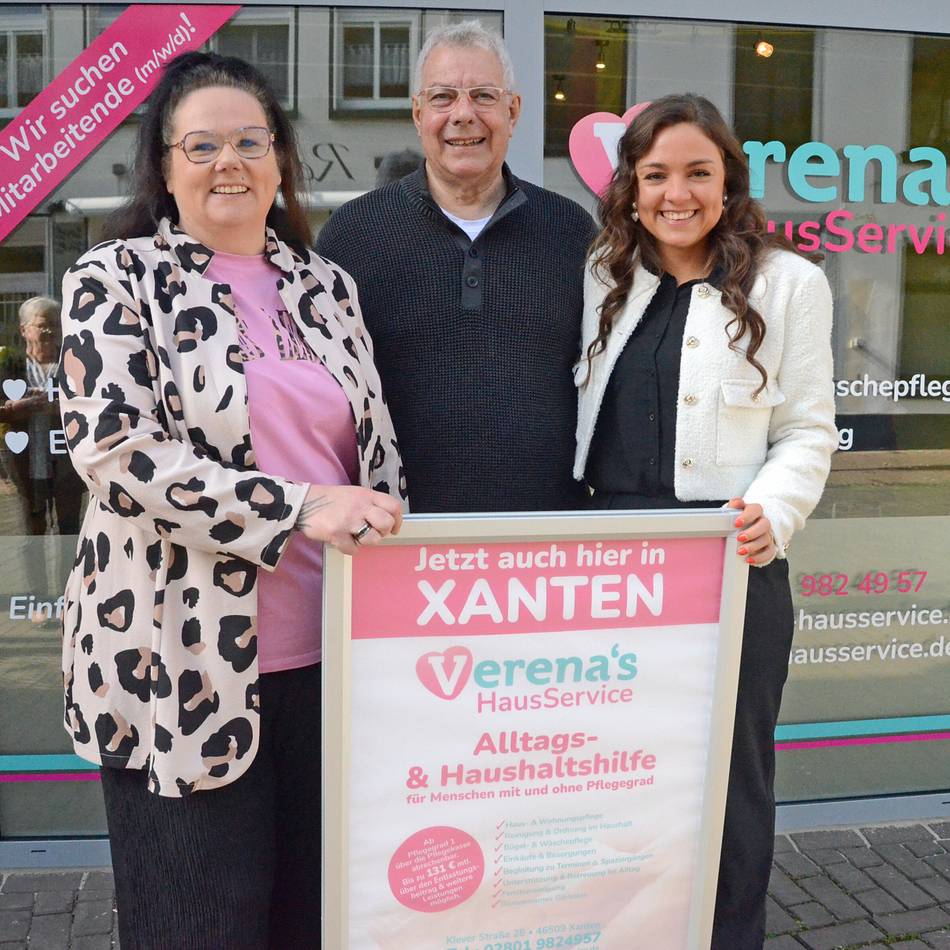 Filiale in Xanten eröffnet: Firma bietet Unterstützung im Alltag an