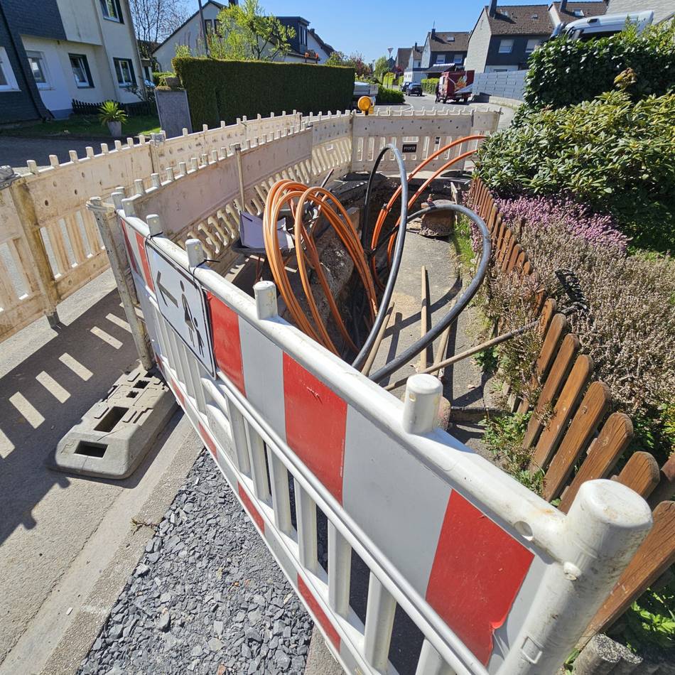 Schnelles Internet in Hückeswagen: Glasfaserausbau in der Blumen- und Vogelsiedlung