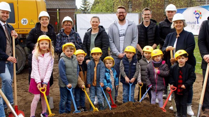 Neubau für katholische Einrichtung St. Marien: Start für die Kita-Erweiterung in Budberg
