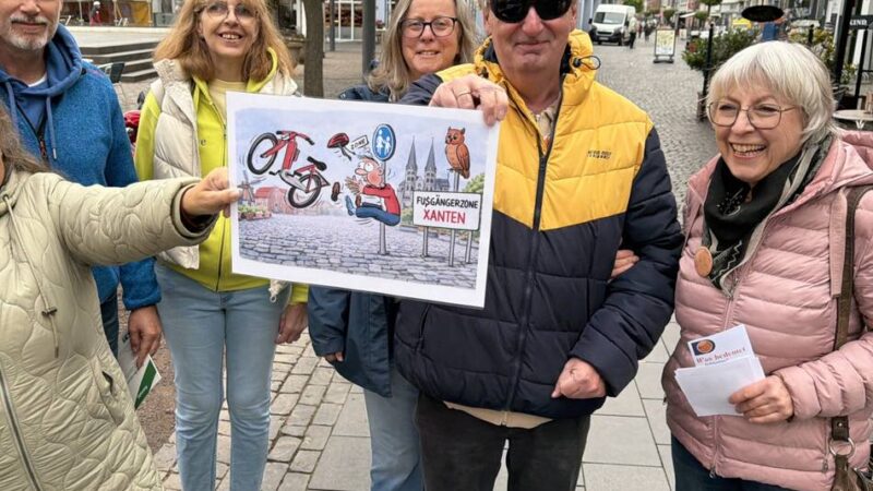 Inklusionsbeirat Xanten: „Radfahren in der Fußgängerzone ist zu gefährlich“