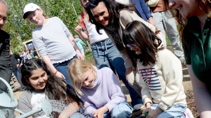 Grünes Klassenzimmer auf der Laga eröffnet: „Eine Stunde hier vermittelt mehr als zehn Stunden im Klassenraum“