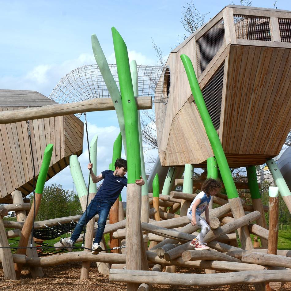 Drei Anlagen, drei Tester – und ein klarer Favorit: Die Neusser Laga-Spielplätze im großen Kindertest