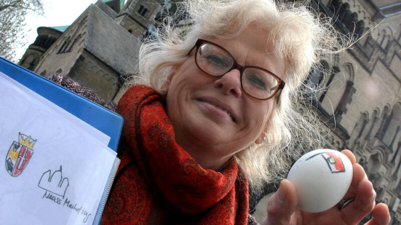 Tipps zum Nachmachen: Wie Neusser Wahrzeichen auf das Osterei kommen