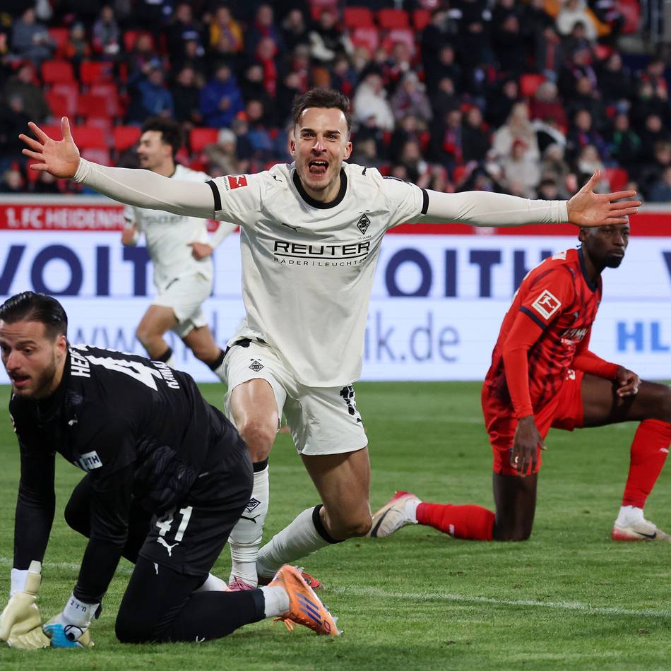 Gegen Heidenheim: Bis zu 58 Minuten und 28 Sekunden für Borussias wichtigen Heimsieg