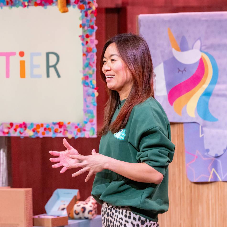 Gründerin aus Mönchengladbach: Yogamatten für Kinder – so hat sich Fei Schäfer in der „Höhle der Löwen“ geschlagen