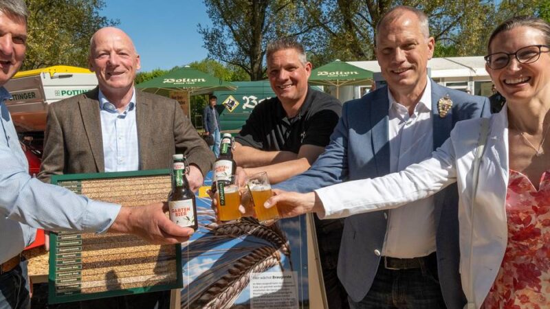 Bolten-Spezialität zur Laga in Neuss: Ein Gartenbier mit kräftiger Blume zur Gartenschau