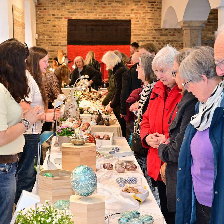 40. Veranstaltung in Dormagen: Ostereiermarkt im Museum wieder mit Magnetwirkung