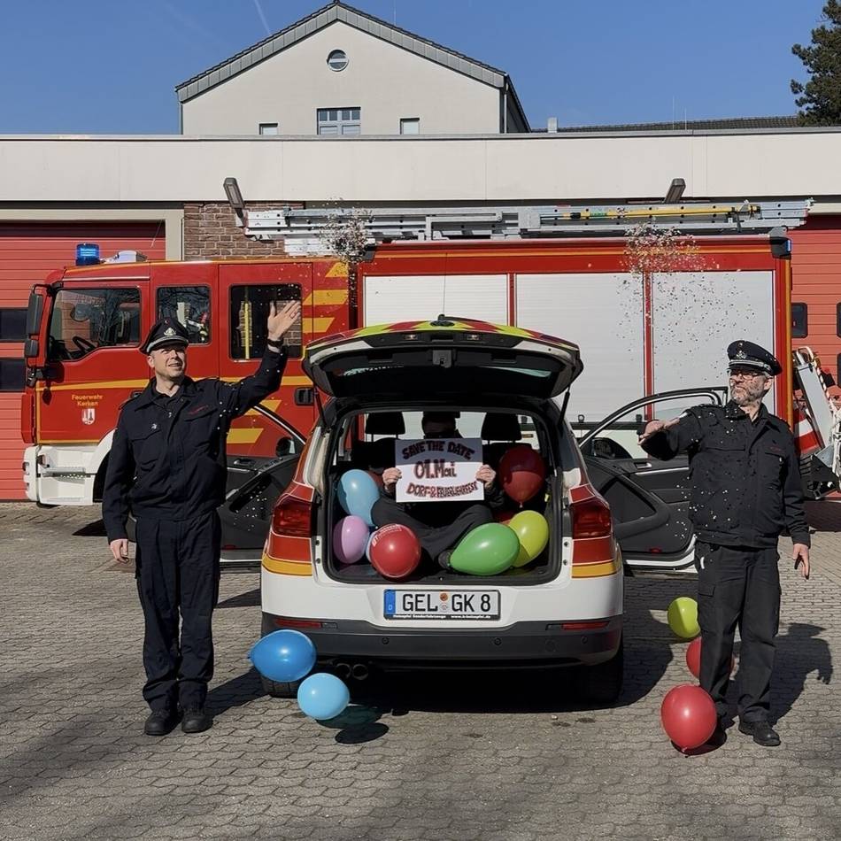 Mit buntem Rahmenprogramm: Großes Dorf- und Feuerwehrfest am 1. Mai in Aldekerk