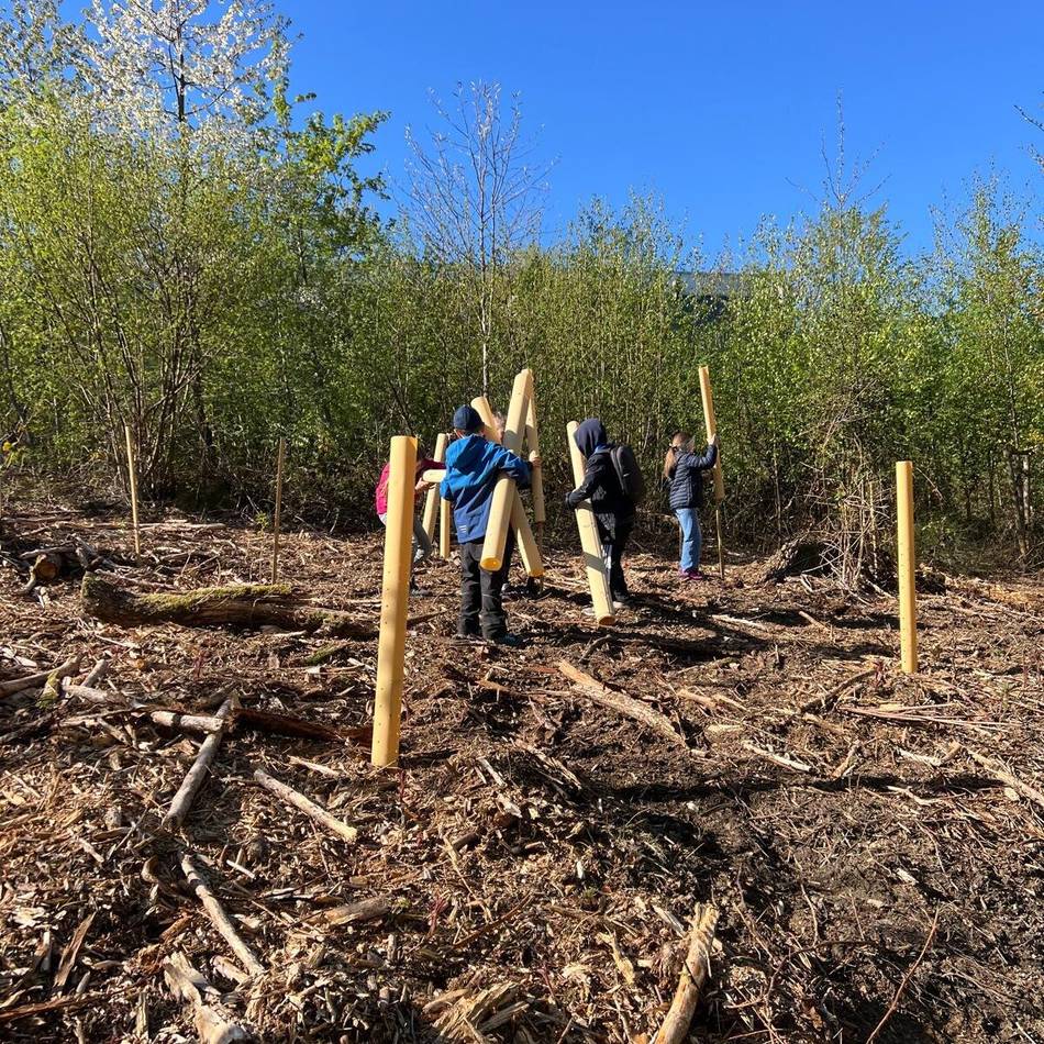 Stadt Radevormwald und KGS Lindenbaum: Bäumchen pflanzen zum „Planet Earth Day“