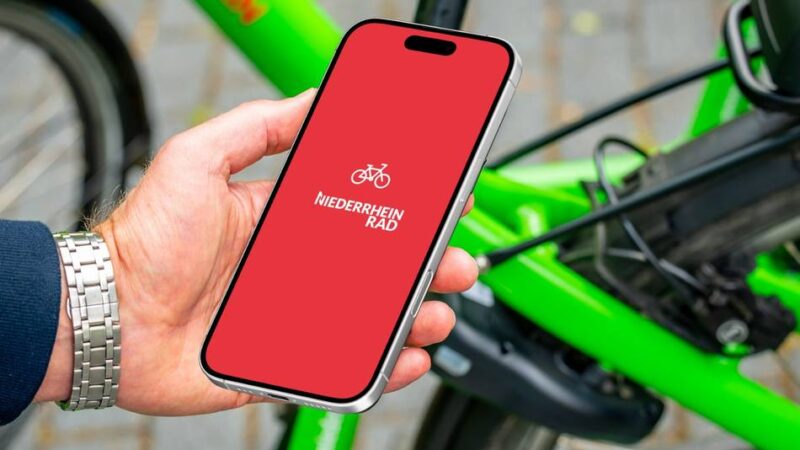 Mobilität am Niederrhein: 300 grüne Räder per App – so funktioniert der digitale Verleih