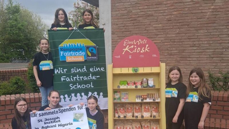 Fairtrade-AG des Stiftsgymnasiums Xanten: „Wir helfen Gleichaltrigen, das fühlt sich gut an“