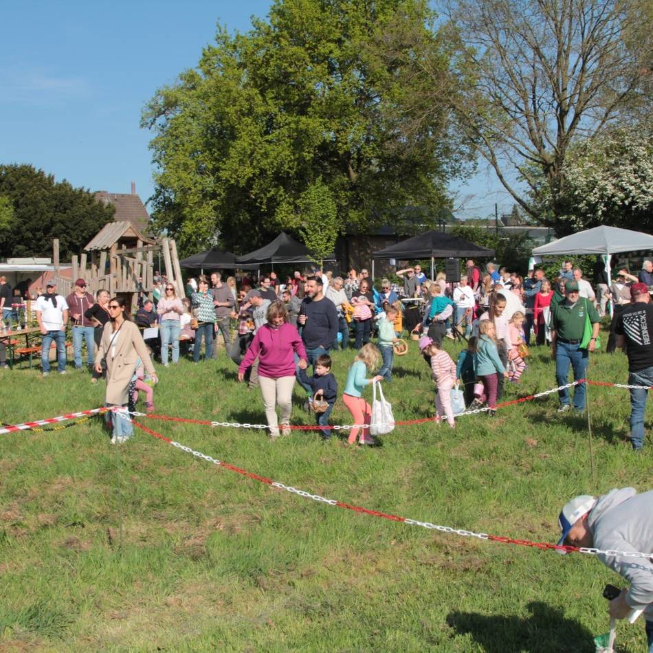 Ostern in Rheinberg: Orsoyer Schützen verstecken 1000 Ostereier für Kinder