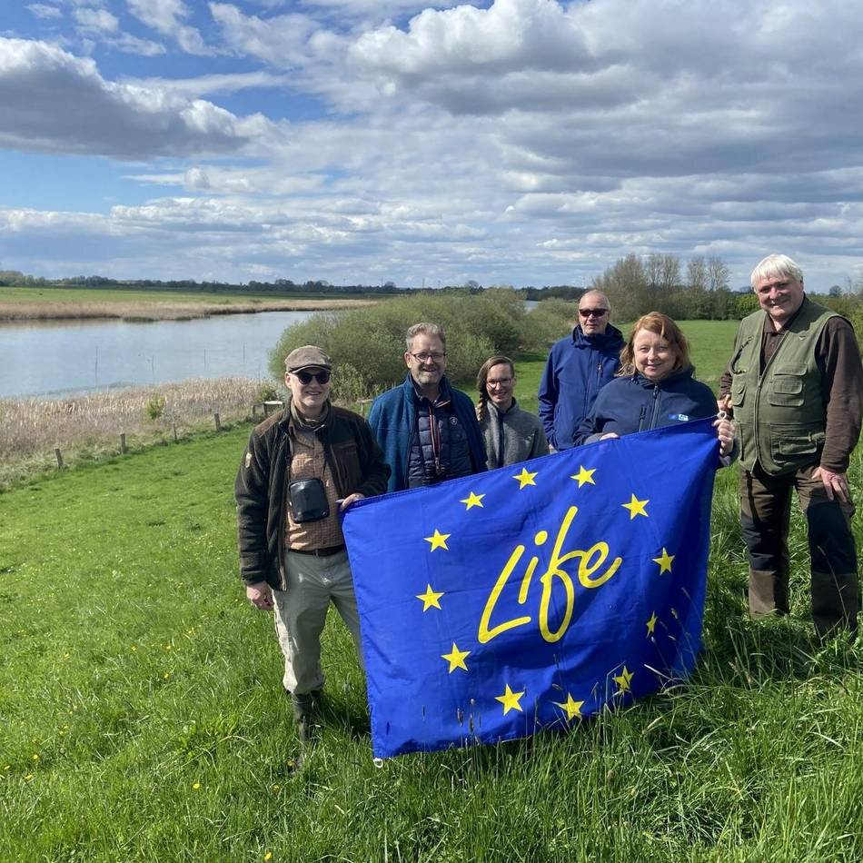 Artenschutz in Rees-Bienen: EU-Delegation lobt Naturschutzprojekt am Altrhein