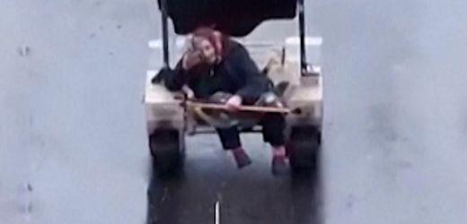 Ukraine: Wie eine 77-Jährige auf einem Roboter den Russen entkam