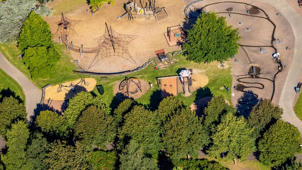 Wasserspielplatz im Herminghauspark in Velbert öffnet wieder für Familien