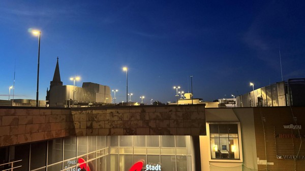 Dauerbrenner Stadtgalerie Velbert: Warum hier die Lampen immer an sind