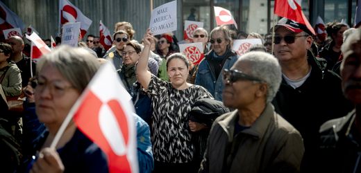 Grönland: Bürger protestieren vor neuem US-Konsulat in Nuuk gegen Donald Trumps Drohungen